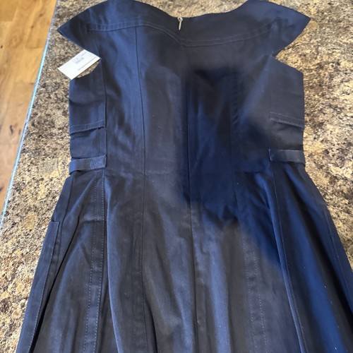 Vestido Byron Lars Beauty Mark Talla 2 Metal Azul Marino BL-3033 - Imagen 5 de 7
