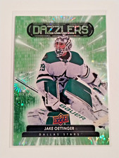 2022-23 Upper Deck Series 1 hockey Green Dazzlers Jake Oettinger #dz-30