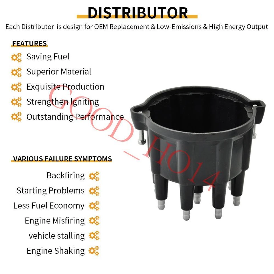 Wires Cap & Rotor & Spark Plugs FIts 1994-03 Dodge Ram Pick Up & Van 5.2L 5.9L - Image 4 of 4