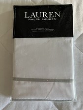 Ralph Lauren Sham STANDARD Spencer Cotton Sateen White Sage NEW IN PACKAGE