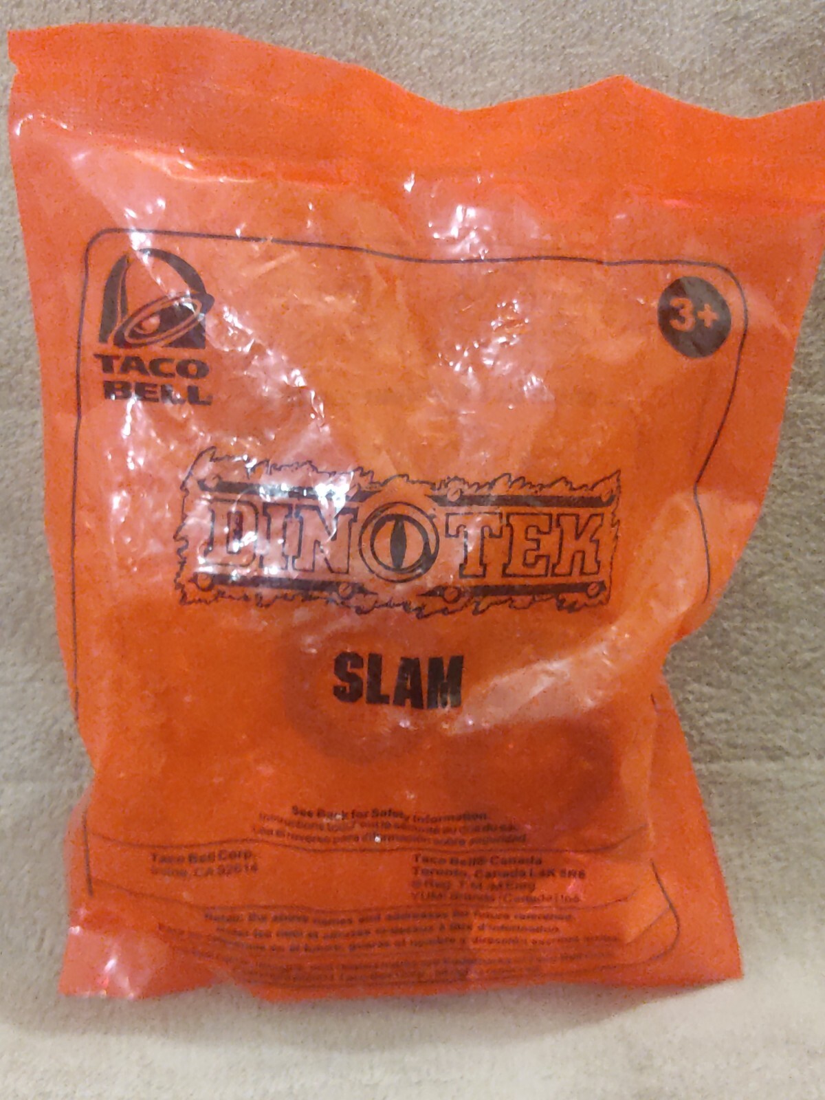 Taco Bell Kids Meal Toy Dinotek Slam - New