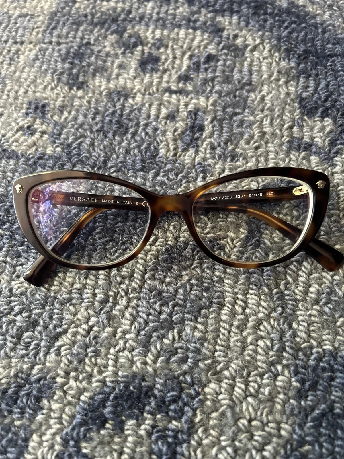 Versace Eyeglasses VE 3258 5267 Havana, Size 51 16 140