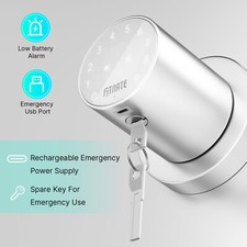 Keyless Entry Door Lock Electronic Password Keypad Door Knob Digital Deadbolt