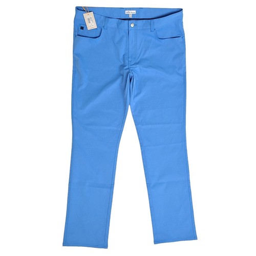 Peter Millar Excursionist Chukka Boot Suede Avio Blue Slip  display picture 1