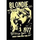 2023 Blondie Poster 1977 Los Angeles Tour 24x36 New Free Shipping