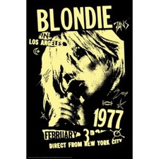 2023 BLONDIE POSTER 1977 LOS ANGELES TOUR 24x36 NEW FREE SHIPPING