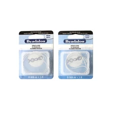 Beadalon® 925 Sterling Silver French Wire for protecting Bead Cord