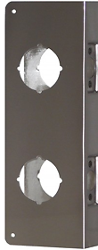 Don Jo 943-S-CW DON-JO WRAP-AROUND LOCKSET DEADLOCK PLATE 9 in SILVER 2-3/4 in - Picture 1 of 2