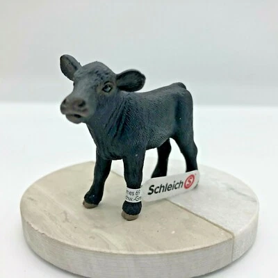 Schleich® 13880 Farm World Black Angus Kalb | Kuh Schwarz | Sammelfigur