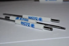 MATCO POCKET FLAT PROMOTIONAL SCREWDRIVER & TIRE A/C VALVE CORE REMOVER TOP 3 PC