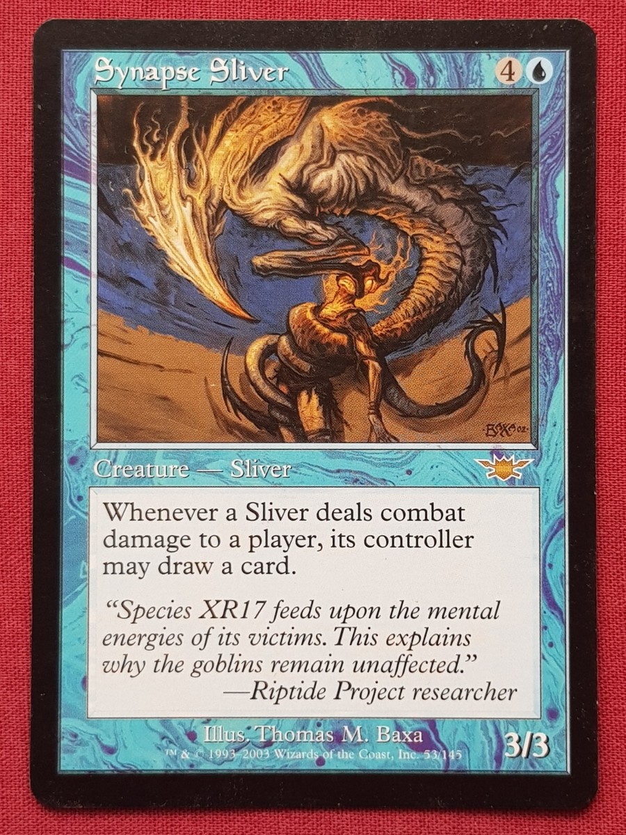 Magic The Gathering LEGIONS SYNAPSE SLIVER blue card MTG | eBay