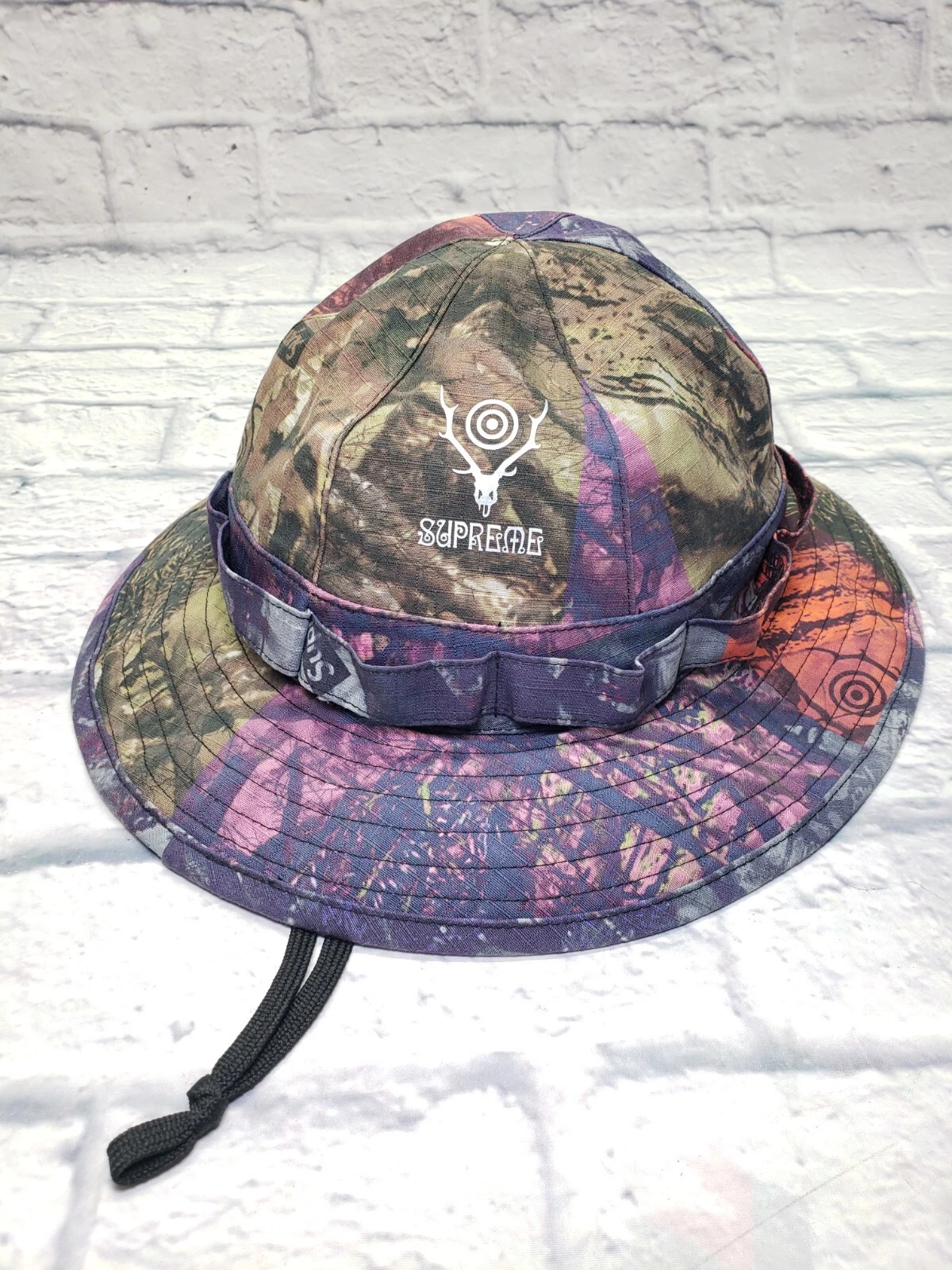 Chapeau Jungle Supreme x South2 West8 Multi Camouflage S/M 2021