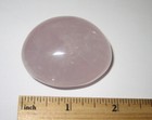 1.9" POLISHED NATURAL BEAUTIFUL ROSE QUARTZ CRYSTAL MINERAL PALM STONE 76.1g *A1 — photo 3