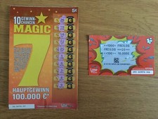 Lot RUBBEL-LOSE aus BAYERN - Lotto - Zwei St&uuml;ck aus 2022 - MAGIC 7 - Top-Zustand