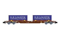 Arnold HN6658 N 4-Achs. Containerwagen Mit 2 X 22' Coil-Containern B+R