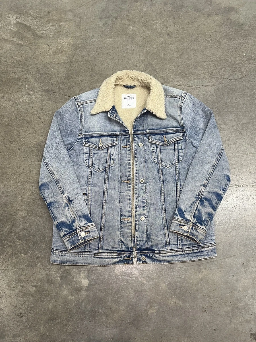Hollister sherpa jacket best sale women's