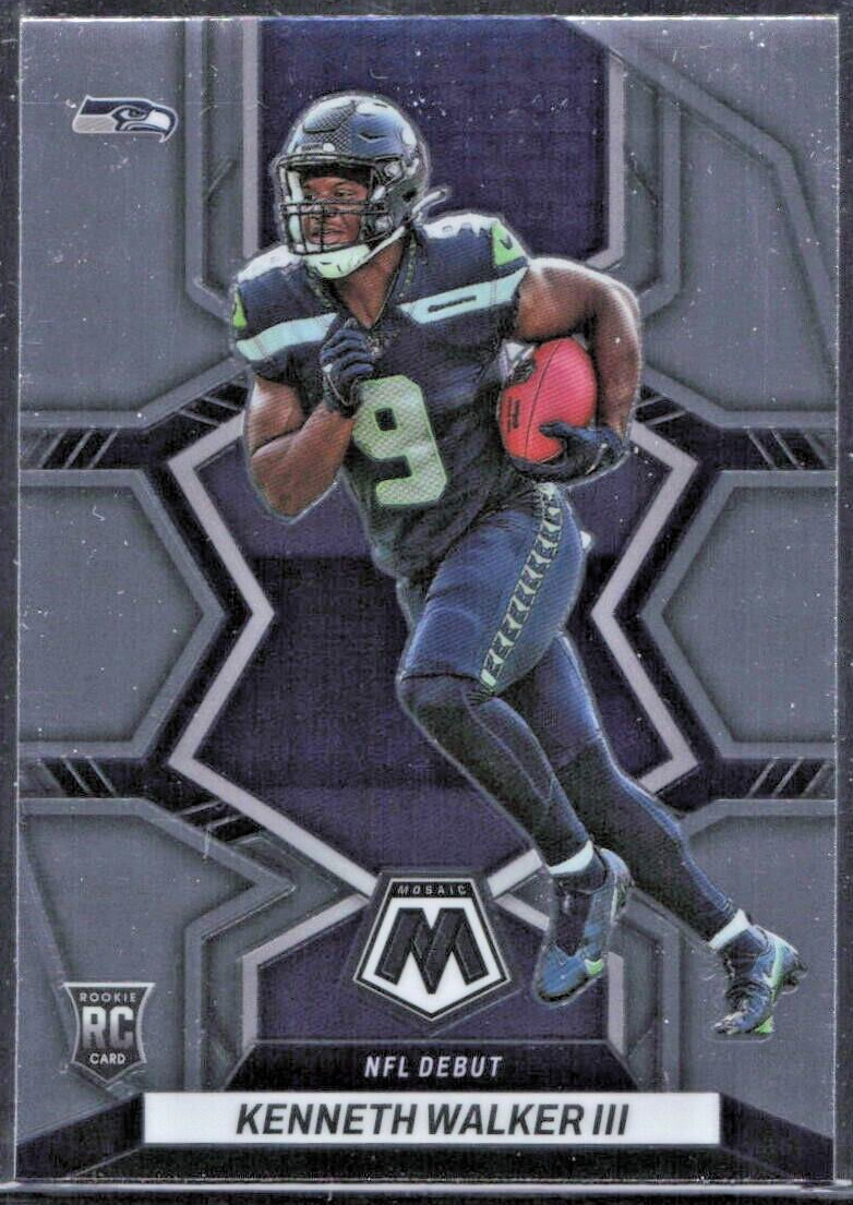 2022 Panini Mosaic #284 Kenneth Walker III RC - Seattle Seahawks - MINT