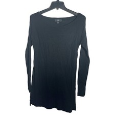 Mossimo Womens Black Sweater Dress Long Sleeve Mini Size XS