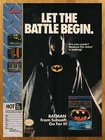 1991 Batman Nintendo NES Vintage Print Ad/Poster 1989 Keaton Movie Game Art 90s