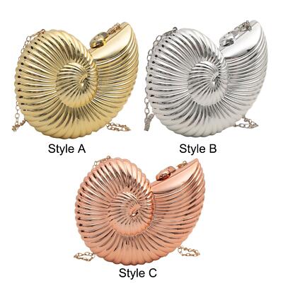 Muscheltasche lässig stylisch einzigartig elegant trendig Kette Tasche für Damen Mädchen Arbeit