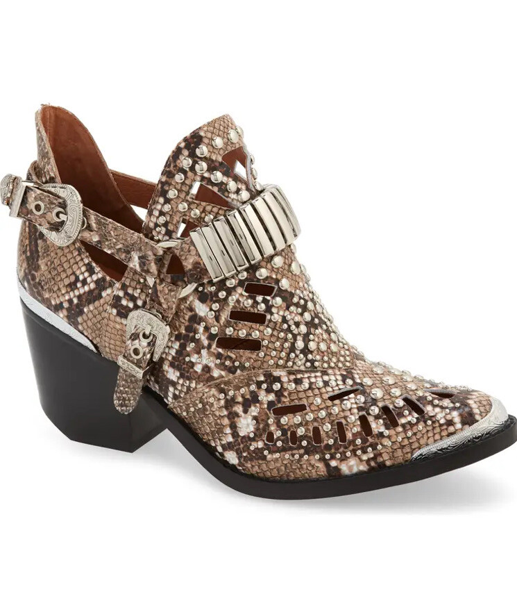 NWB Jeffrey Campbell Calhoun-4 Western Bootie, 6, $290 - Main Image