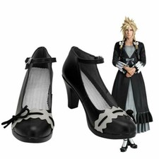 Final Fantasy VII Remake Cloud Strife Cosplay Shoes Boots Halloween Custom made 