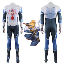 Breath of the Wild Costume Link Cosplay Bodysuit Adult Kids