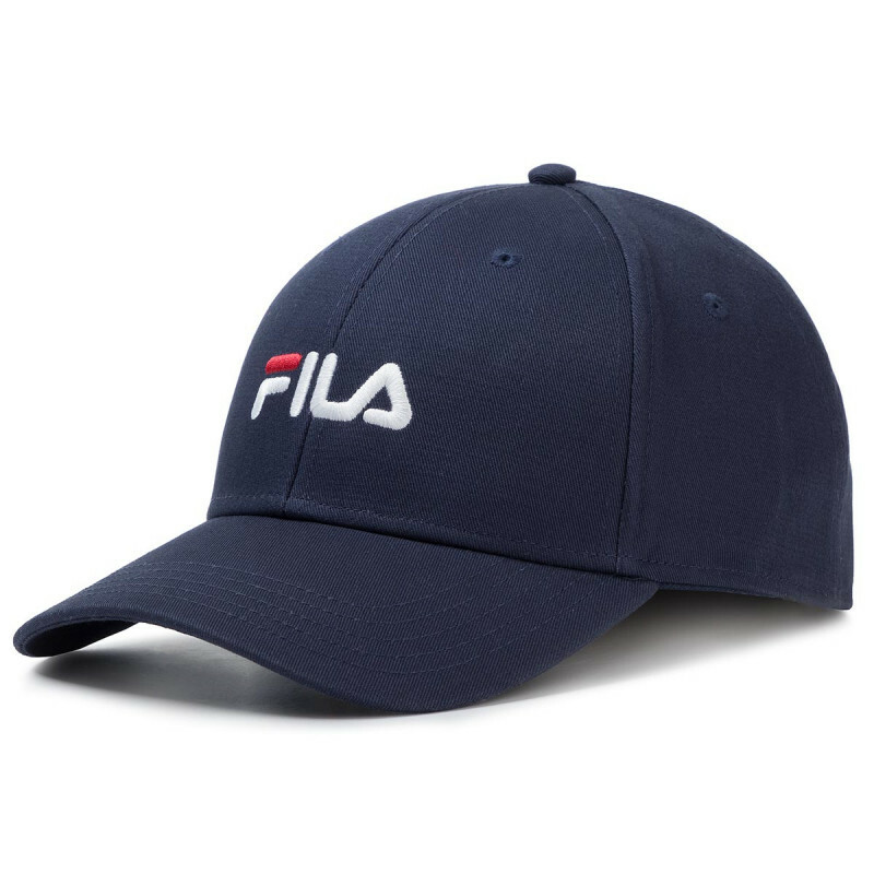 Cappello con visiera Unisex FILA 6 panel cap leniar logo strap back fashion