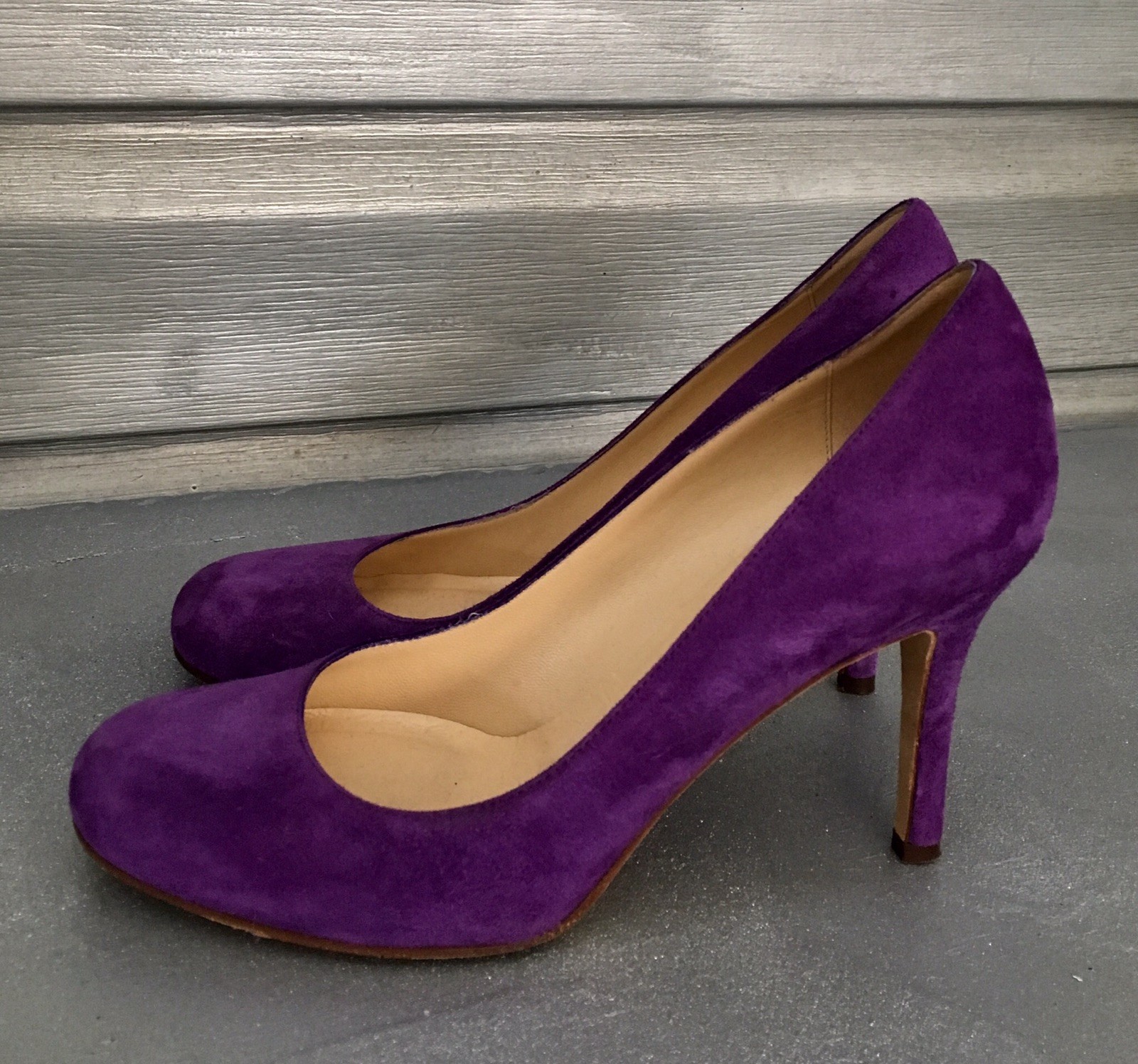 KATE SPADE Purple Suede Round Toe Pump Heels | eBay