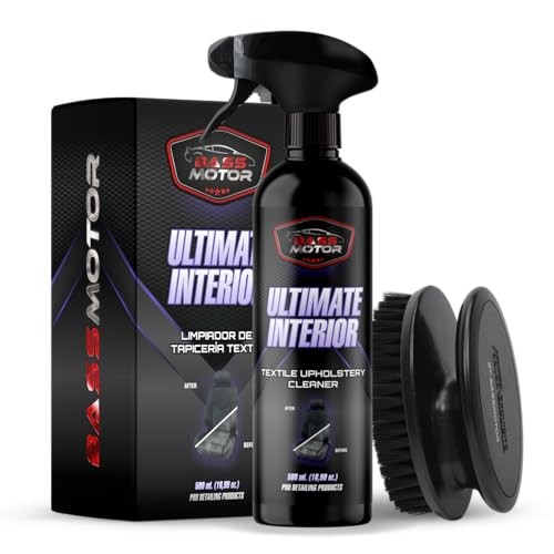 Nettoyant Tissus Voiture BassMotor Tapis Moquette Siege Auto 500ml