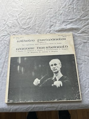 Wilhelm Furtwängler Wagner Das Rheingold Vinyl LP Recital Records La Scala Live