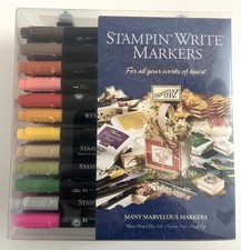 Stampin' Up - Stampin' Write Markers- 48 Markers /Dual Tip/with Case