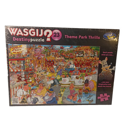 Holdson Wasgij Destiny 23 Thrills in the Theme Park 1000 Piece Puzzles Brand New