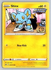 Shinx 2023 Pokemon Sword & Shield Crown Zenith #039/159 Common