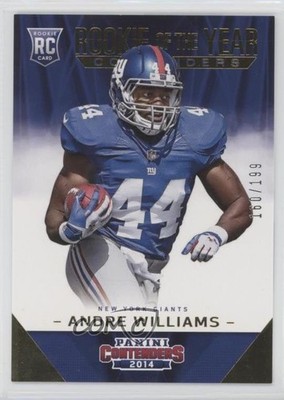 2014 Panini Contenders Rookie of the Year Gold 160/199 Andre Williams RC 7l6