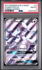 PSA 8 2017 POKEMON SUN & MOON SHINING LEGENDS #72 FULL ART/MEWTWO GX