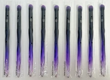 NEW (9X) Laura Makeup Labs - Queen Eyeshadow Blending Brush Purple - 9 pc Lot