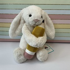 Jellycat Bashful Bunny with Pencil BNWT RETIRED
