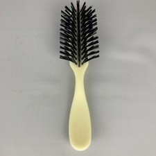 Vintage I.M.T.C. Half Round Hair Brush Black Nylon Bristles