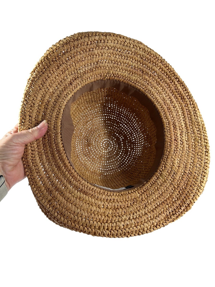 Laura Ashley Natural Straw Hat with Black Ribbon Bow Laura Ashley Hats for Women on Sale up to 90% Off: Poshmark main image 4