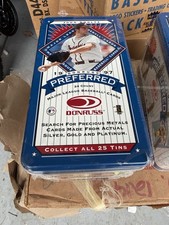 1997 Donruss Preferred Baseball Tin Box Factory Sealed. 24 Packs Per Box.