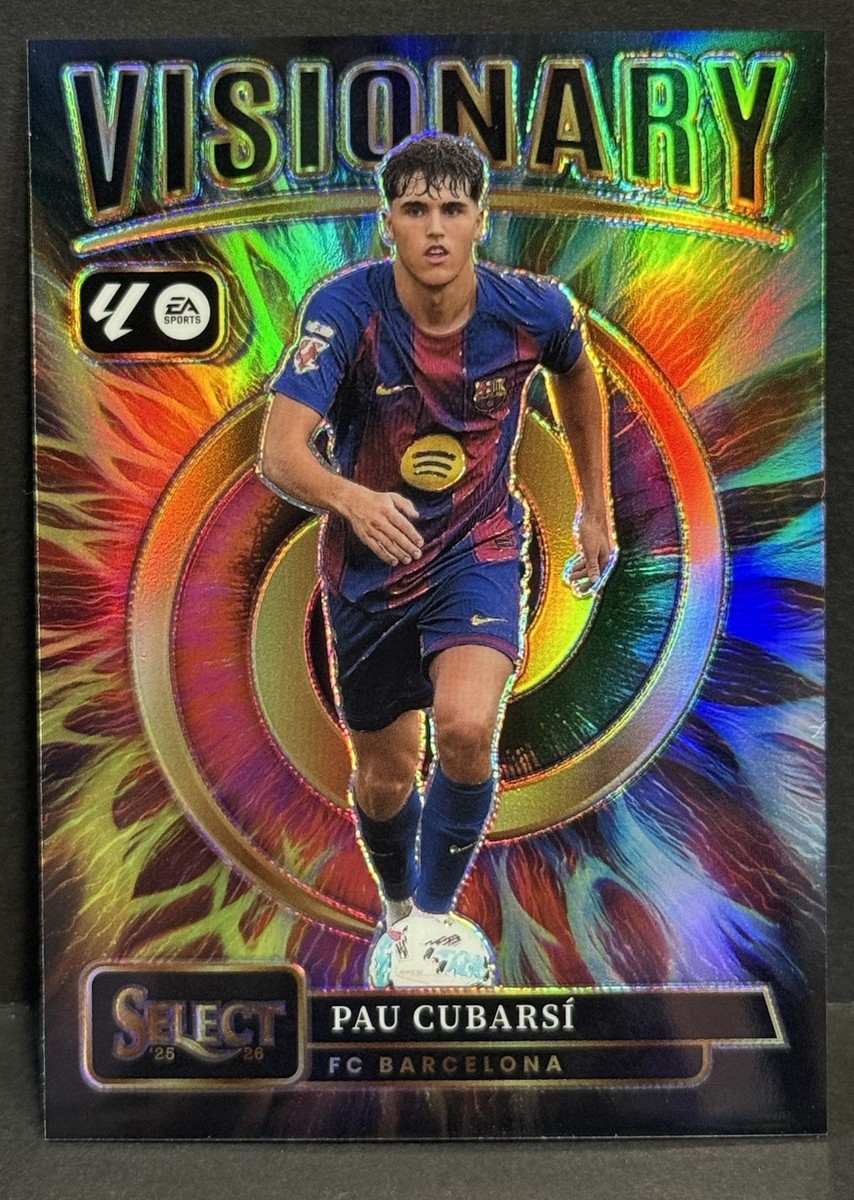 Pau Cubarsi出品 2025-26 Panini Select La Liga Barcelona Pau Cubarsi Visionary Case