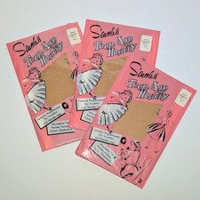 3 Vintage 1962 Seamless Teen Age Hosiery Nylon Stockings Blondette Size 9 NEW 