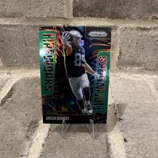 Panini Prizm 2025 Fireworks Brock Bowers #11 Raiders Insert Football Card