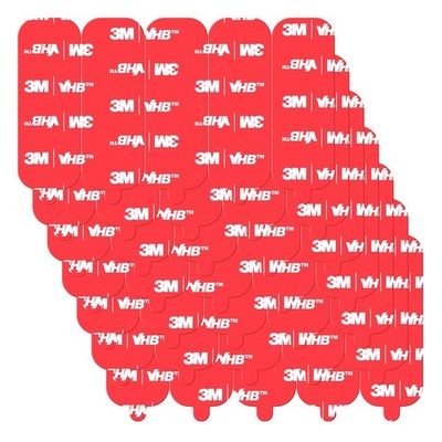 35 double sided Adhesive Pads heavy duty room decor, black wall black mountin...