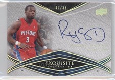 2008-09 Upper Deck Exquisite Collection Auto /35 Rodney Stuckey #AUTO-RS Auto