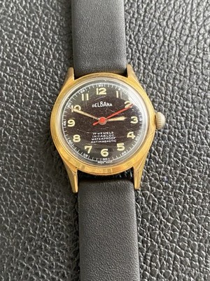 Delbana 17 Jewels Incabloc Waterproof Antimagnetic Damenuhr Mechanisch K50