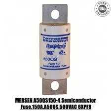 MERSEN A50QS150-4 Semiconductor Fuse,150A,A50QS,500VAC 6XPF8