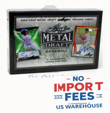2019 Leaf Metal Draft Baseball HOBBY Box 1 pack per box - 6 cards per pack