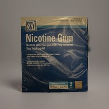 Nicotine Gum 2 mg nicotine Stop Smoking Aid 110 Pieces Original Flavor